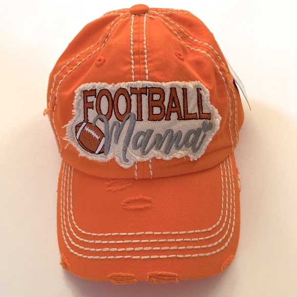 KBethos Vintage“Football Mama” Vintage Washed Distressed Cap - Picture 1 of 9